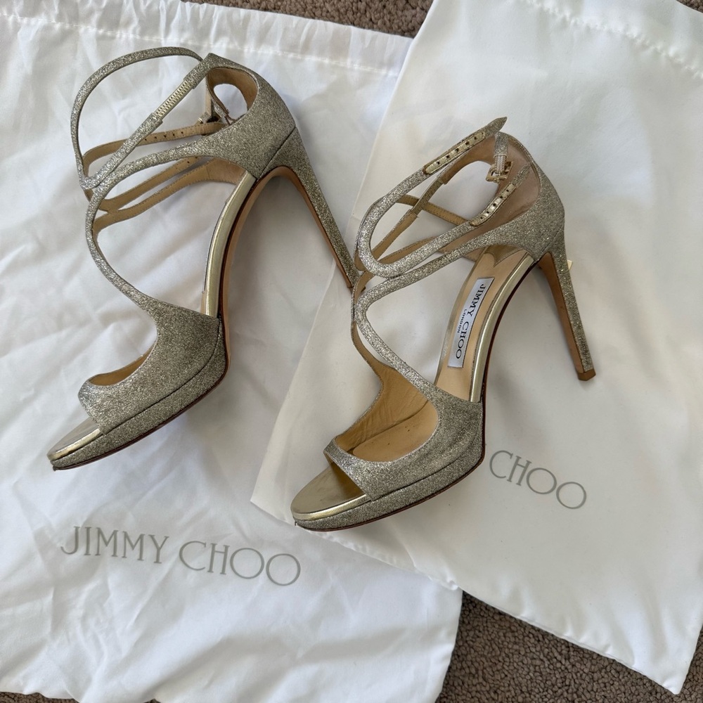 Jimmy Choo Lance Platinum Ice